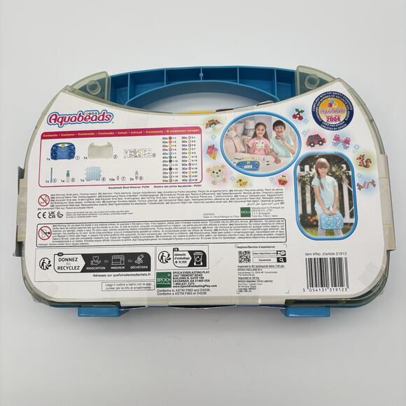NEW Aquabeads Beginners Carry Case Craft Set Star Beads 900 Beads. Sealed. - Picture 8 of 12